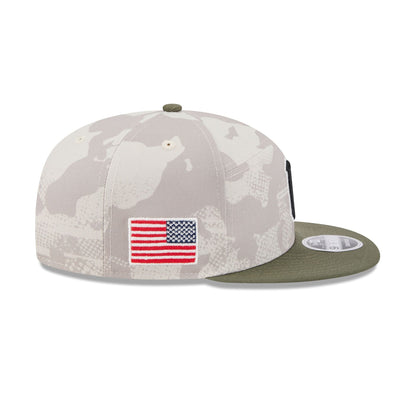 Pittsburgh Pirates Armed Forces Day 2025 Split Panel 9FIFTY Snapback Hat