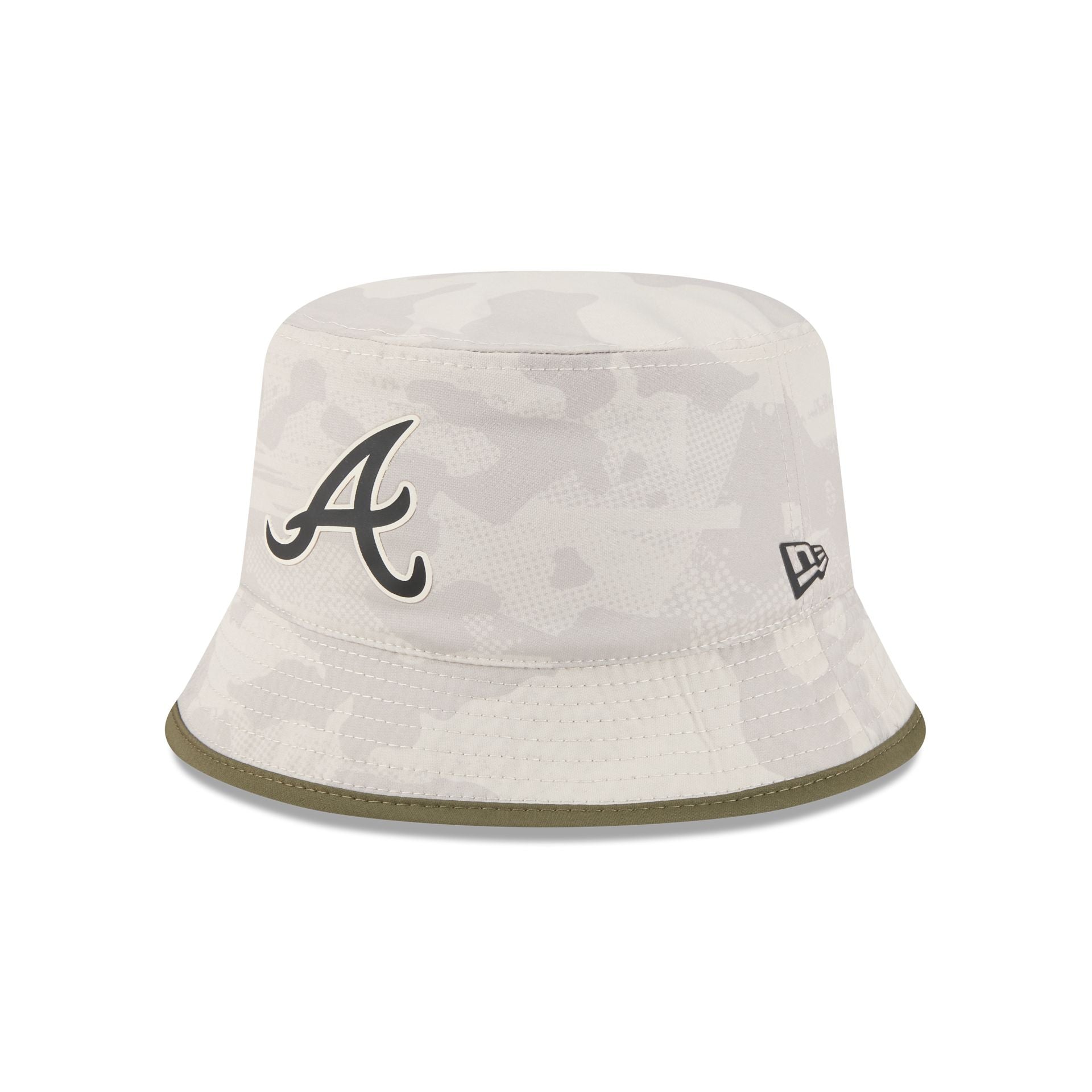 Atlanta Braves Armed Forces Day 2025 Reversible Bucket Hat