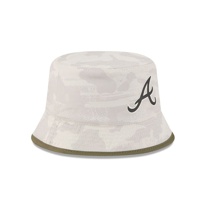 Atlanta Braves Armed Forces Day 2025 Reversible Bucket Hat