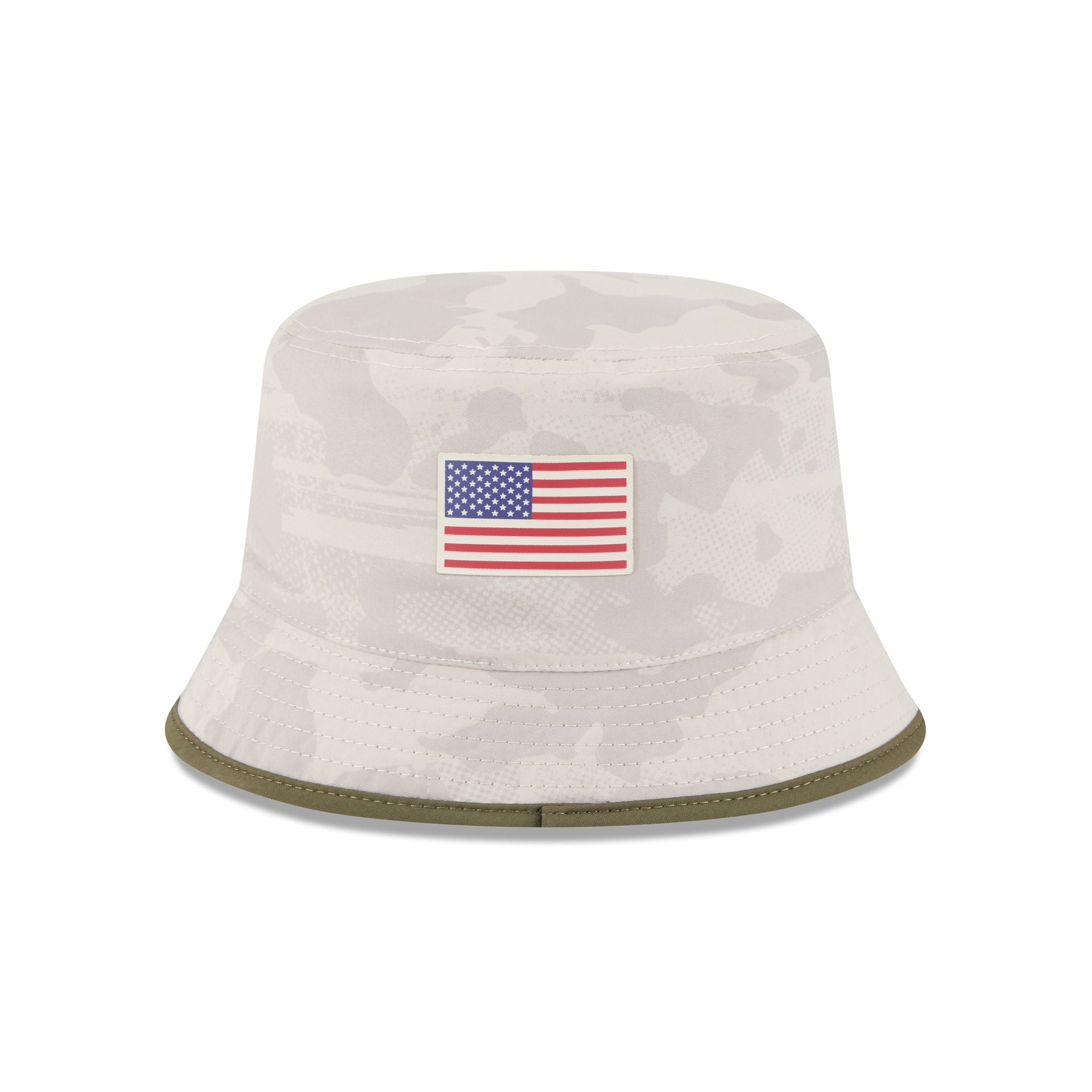 Atlanta Braves Armed Forces Day 2025 Reversible Bucket Hat