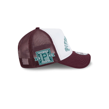 Pittsburgh Pirates Optic White 9FORTY A-Frame Snapback Hat