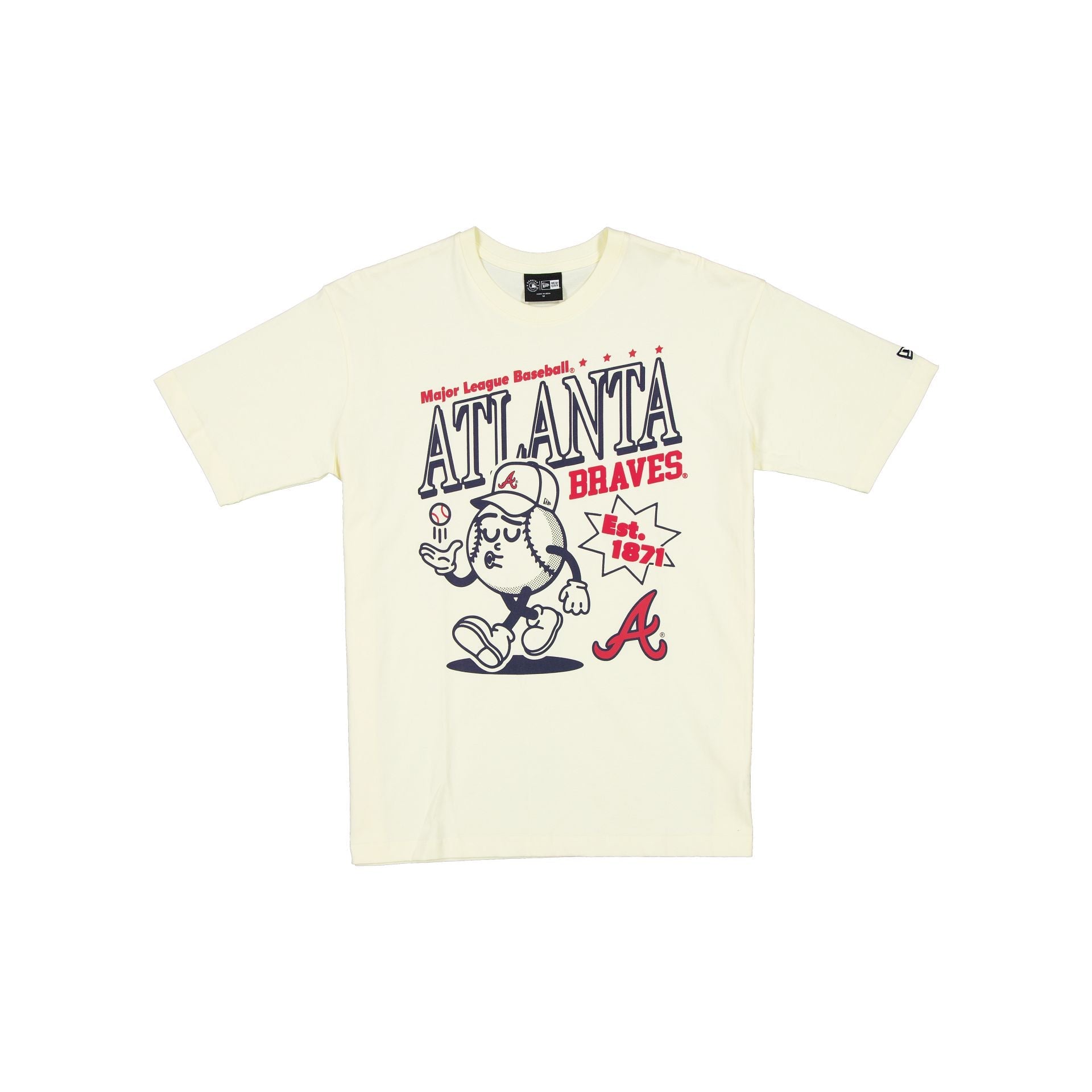 Atlanta Braves Sport Classics Chrome White T-Shirt