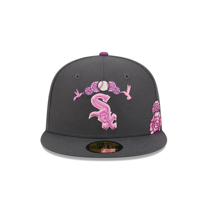 Chicago White Sox Day of the Dead Graphite 59FIFTY Fitted Hat