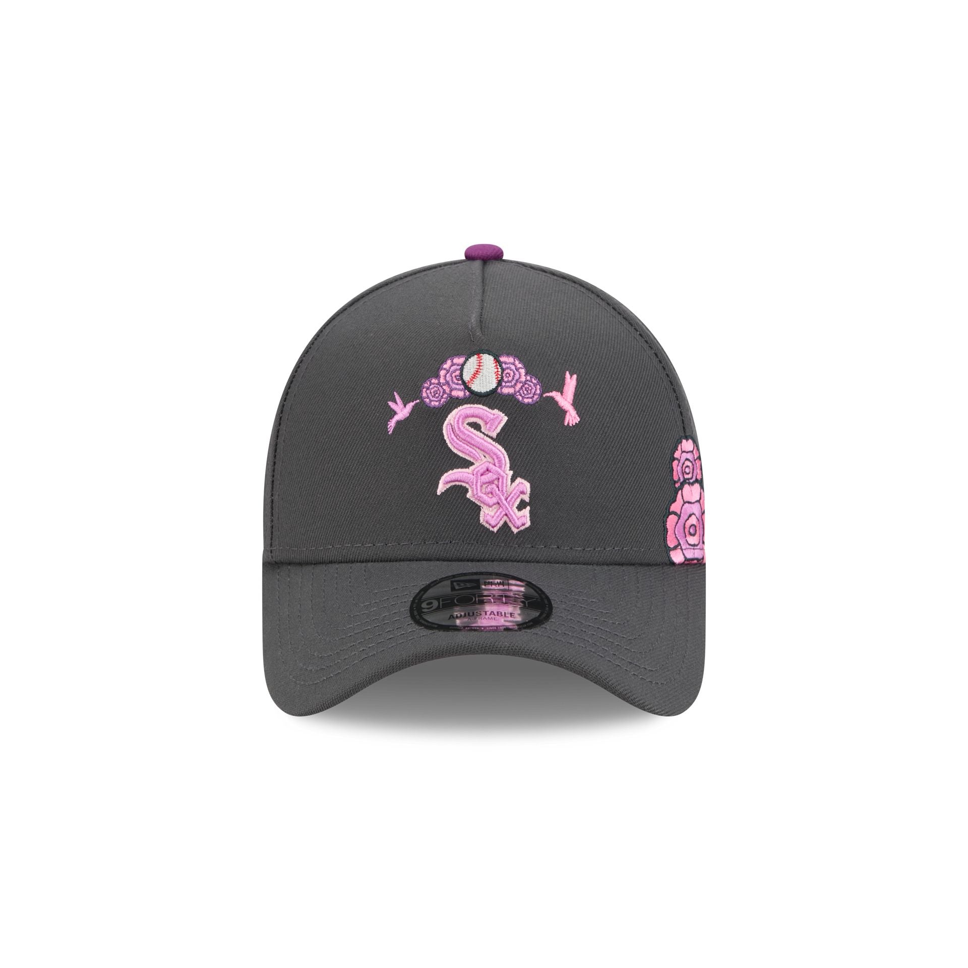 Chicago White Sox Day of the Dead Graphite 9FORTY A-Frame Snapback Hat