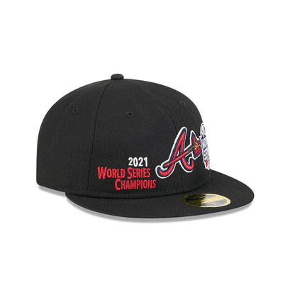 Atlanta Braves Championship Pack Retro Crown 59FIFTY Fitted Hat