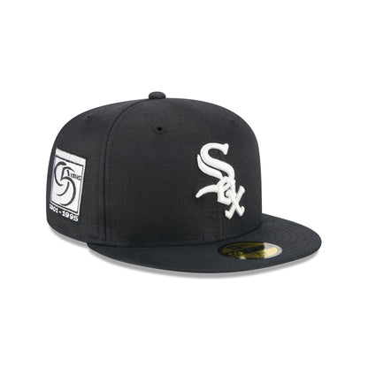 Team Linen Chicago White Sox 59FIFTY Fitted Hat