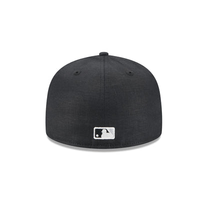 Team Linen Chicago White Sox 59FIFTY Fitted Hat
