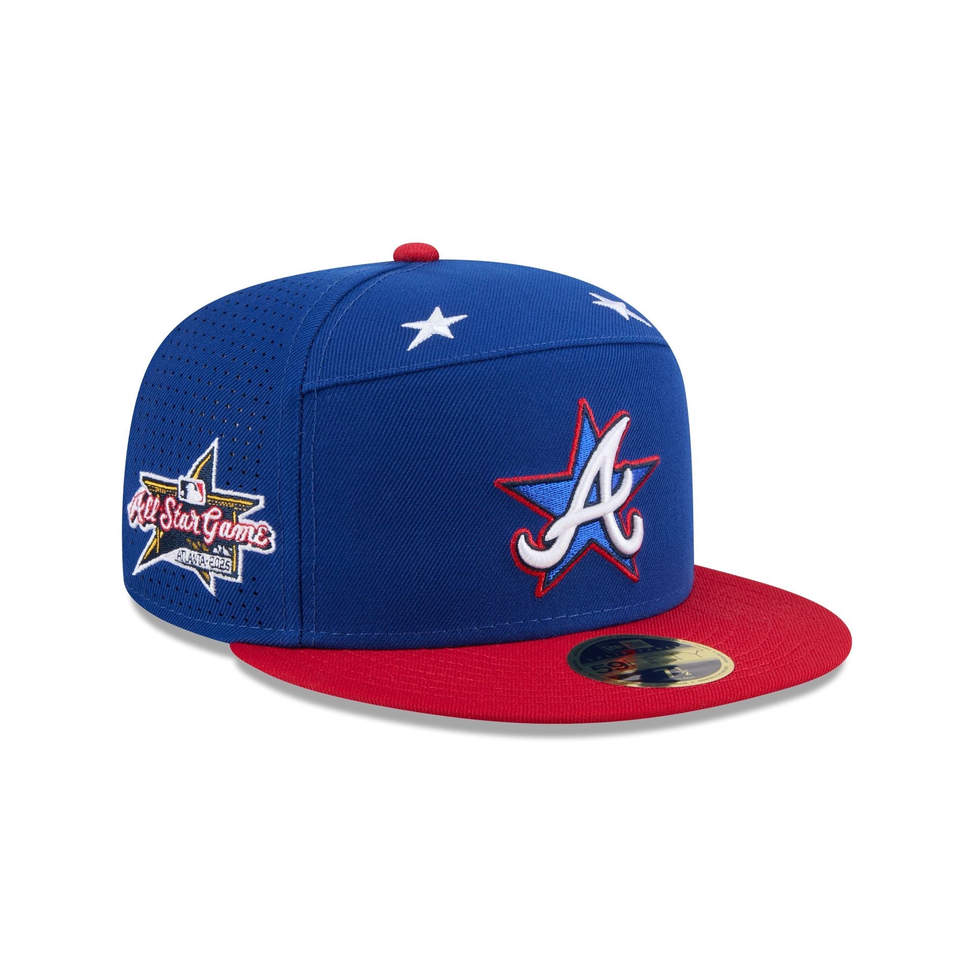 Atlanta Braves 2025 All-Star Game Workout Split Panel 59FIFTY Fitted Hat