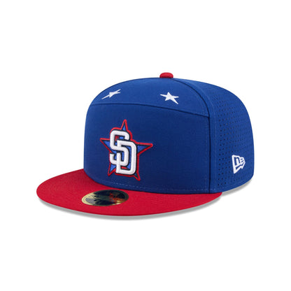 San Diego Padres 2025 All-Star Game Workout Split Panel 59FIFTY Fitted Hat
