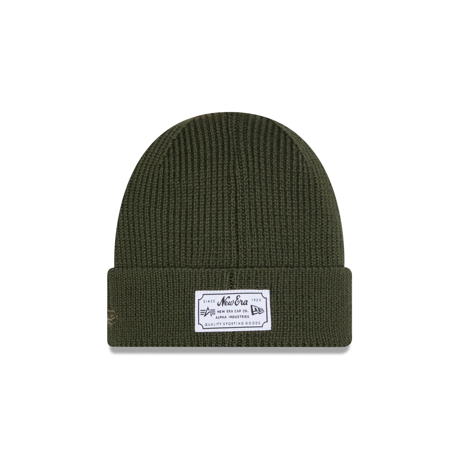 Alpha Industries x Chicago White Sox Olive Green Cuff Knit Hat