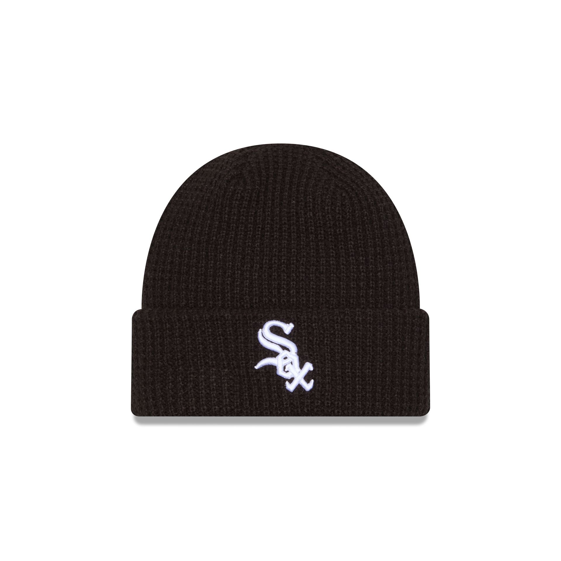 Chicago White Sox Waffle Stitch Knit Beanie Hat