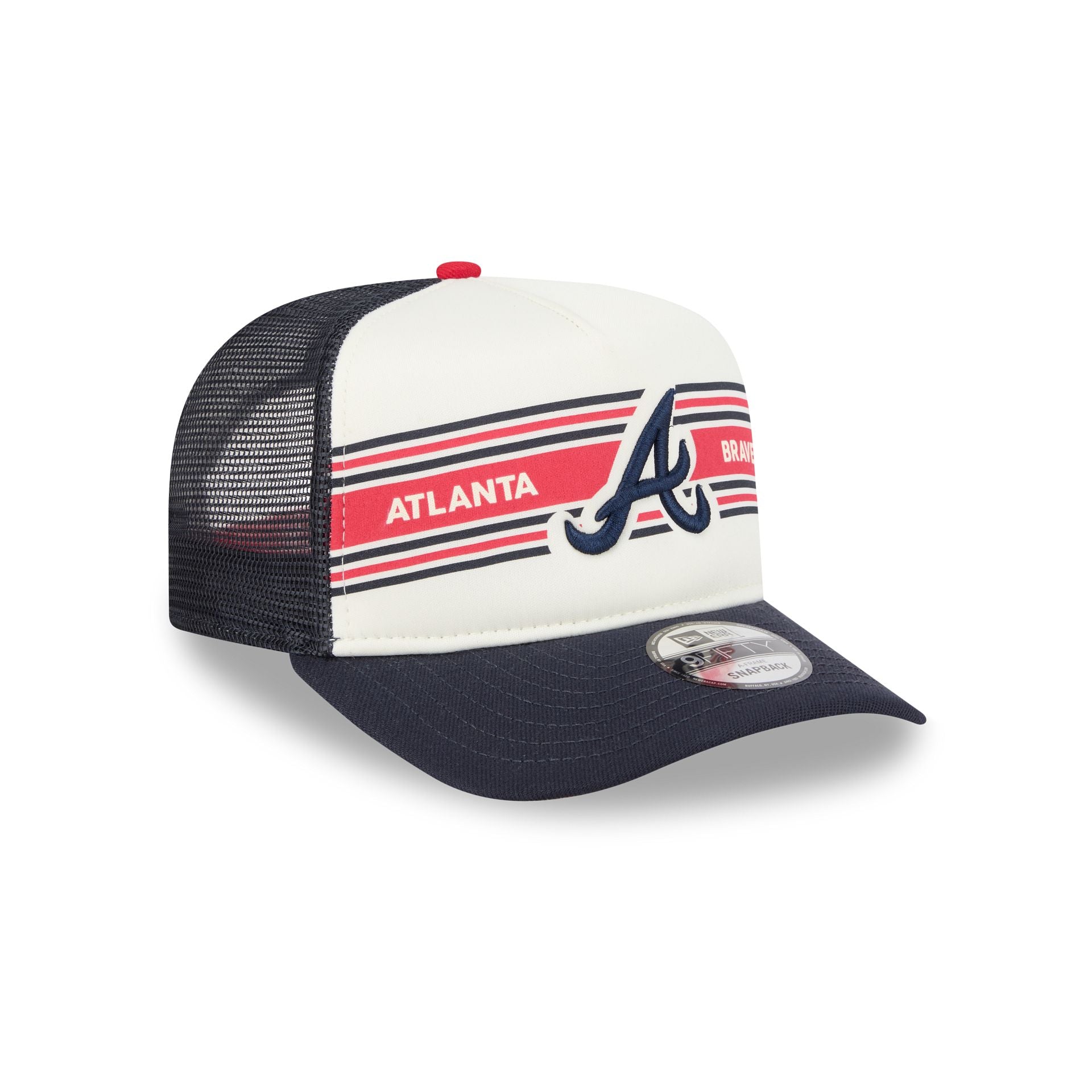 Atlanta Braves Banner 9FIFTY A-Frame Trucker Hat