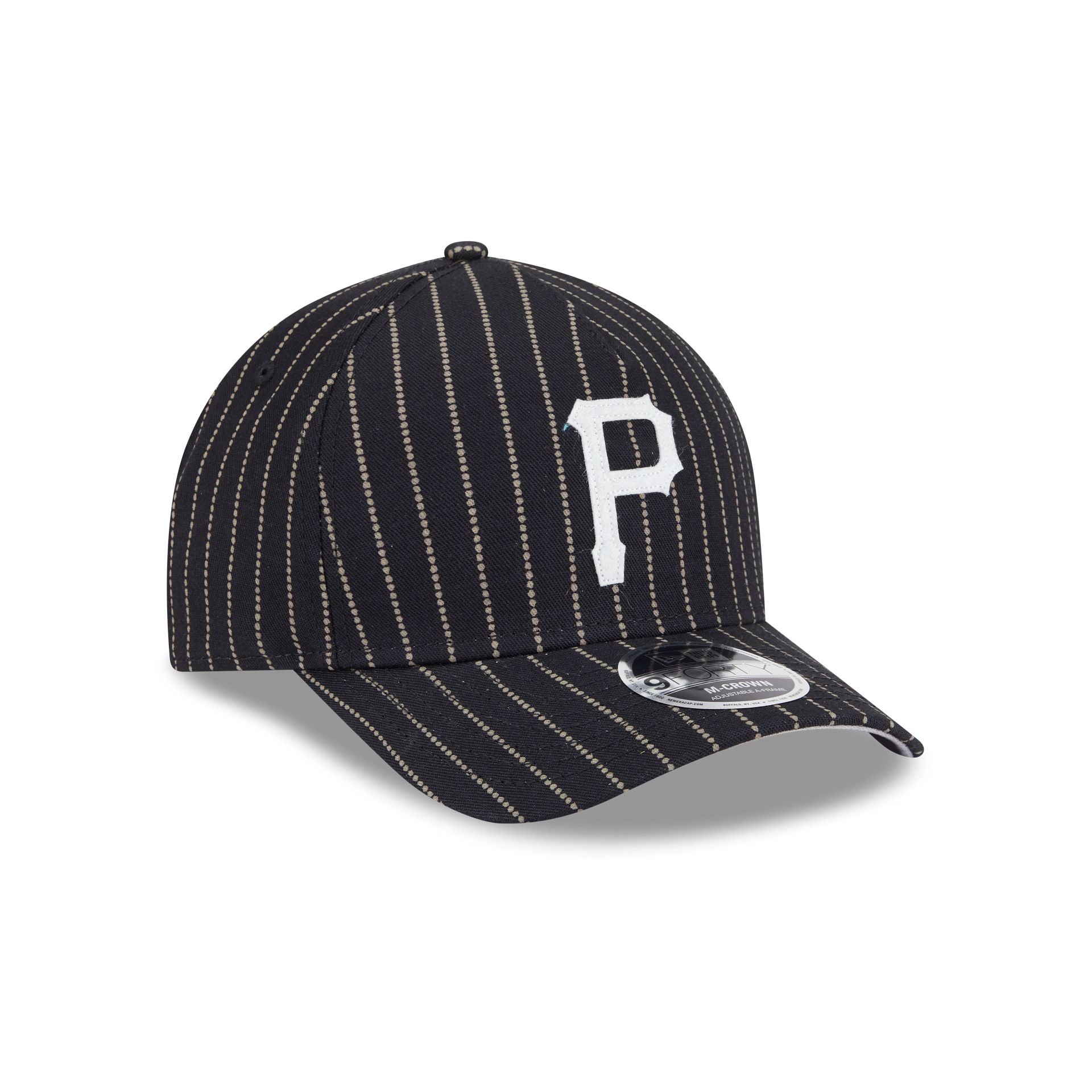 Pittsburgh Pirates Dotted Pinstripe 9FORTY M-Crown A-Frame Adjustable Hat