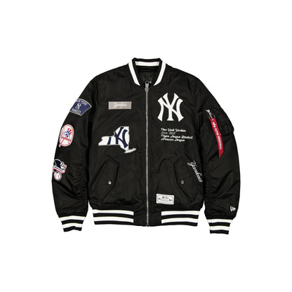 Alpha Industries x New York Yankees Black MA-1 Bomber Jacket