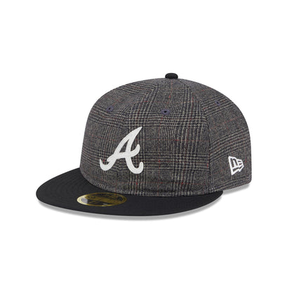 Atlanta Braves Plaid Retro Crown 59FIFTY Fitted Hat
