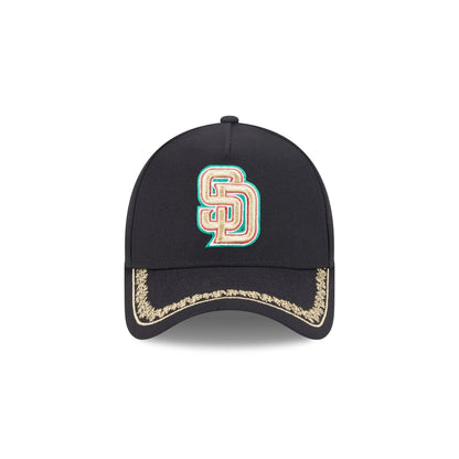 San Diego Padres Ornate Visor 9FORTY A-Frame Snapback Hat
