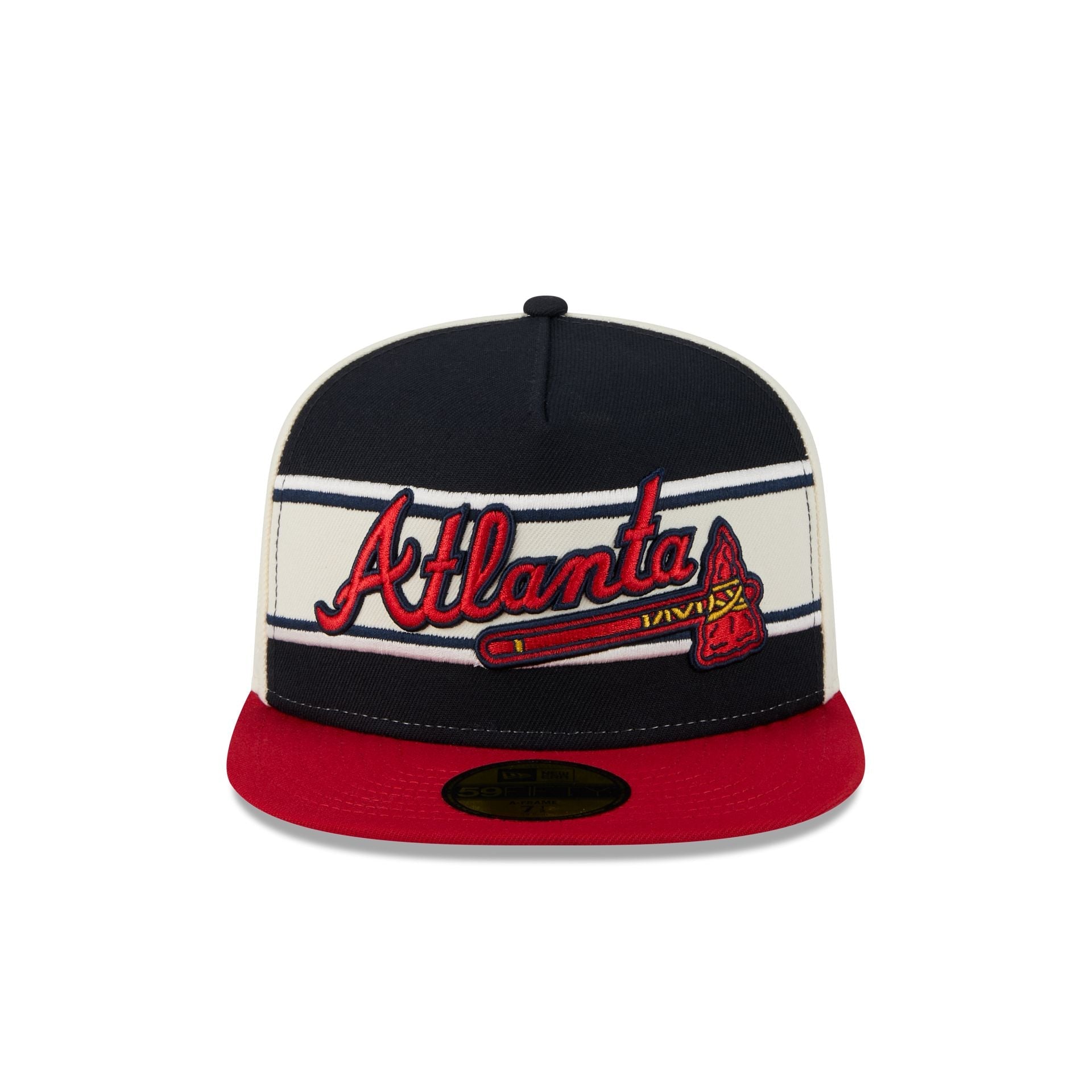 Atlanta Braves Summer Derby 59FIFTY A-Frame Fitted Hat