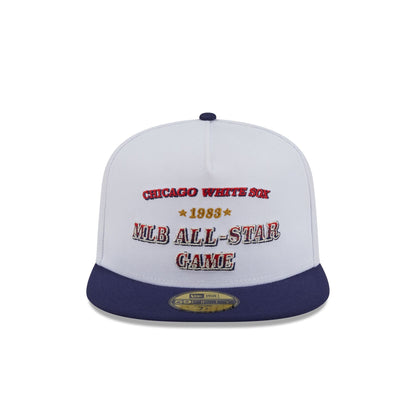 Chicago White Sox Summer Derby White 59FIFTY A-Frame Fitted Hat