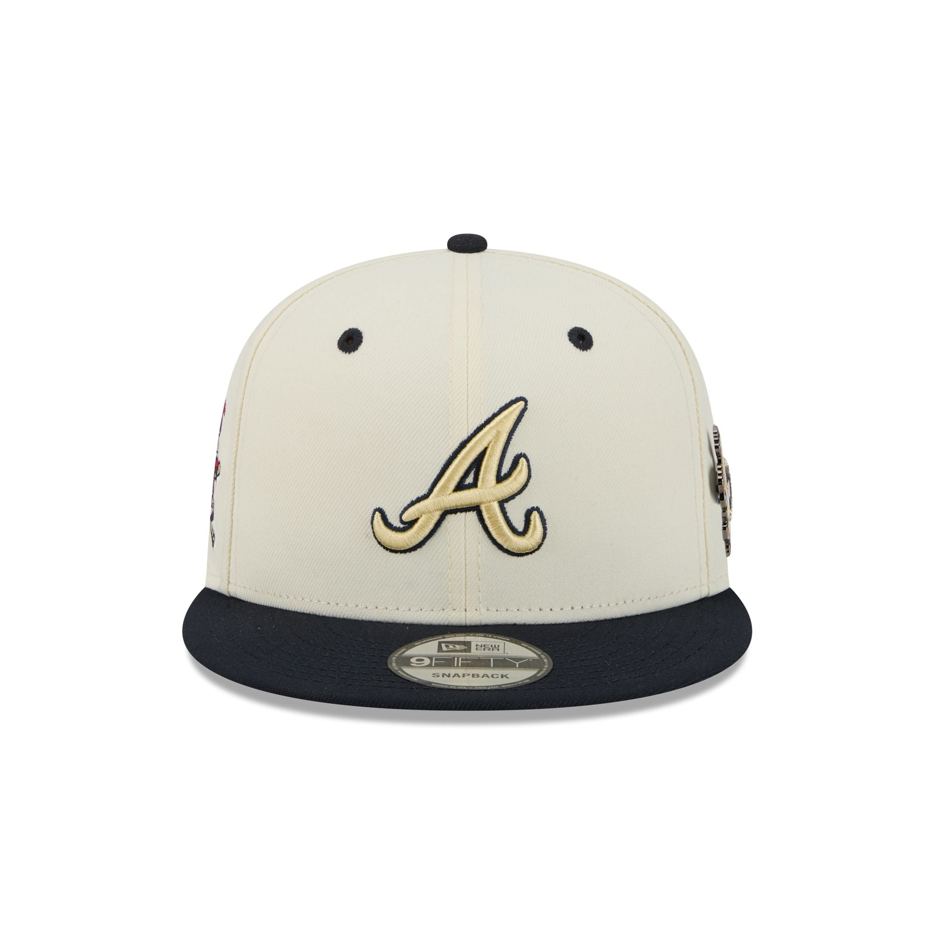 Atlanta Braves Mascot Pin 9FIFTY Snapback Hat