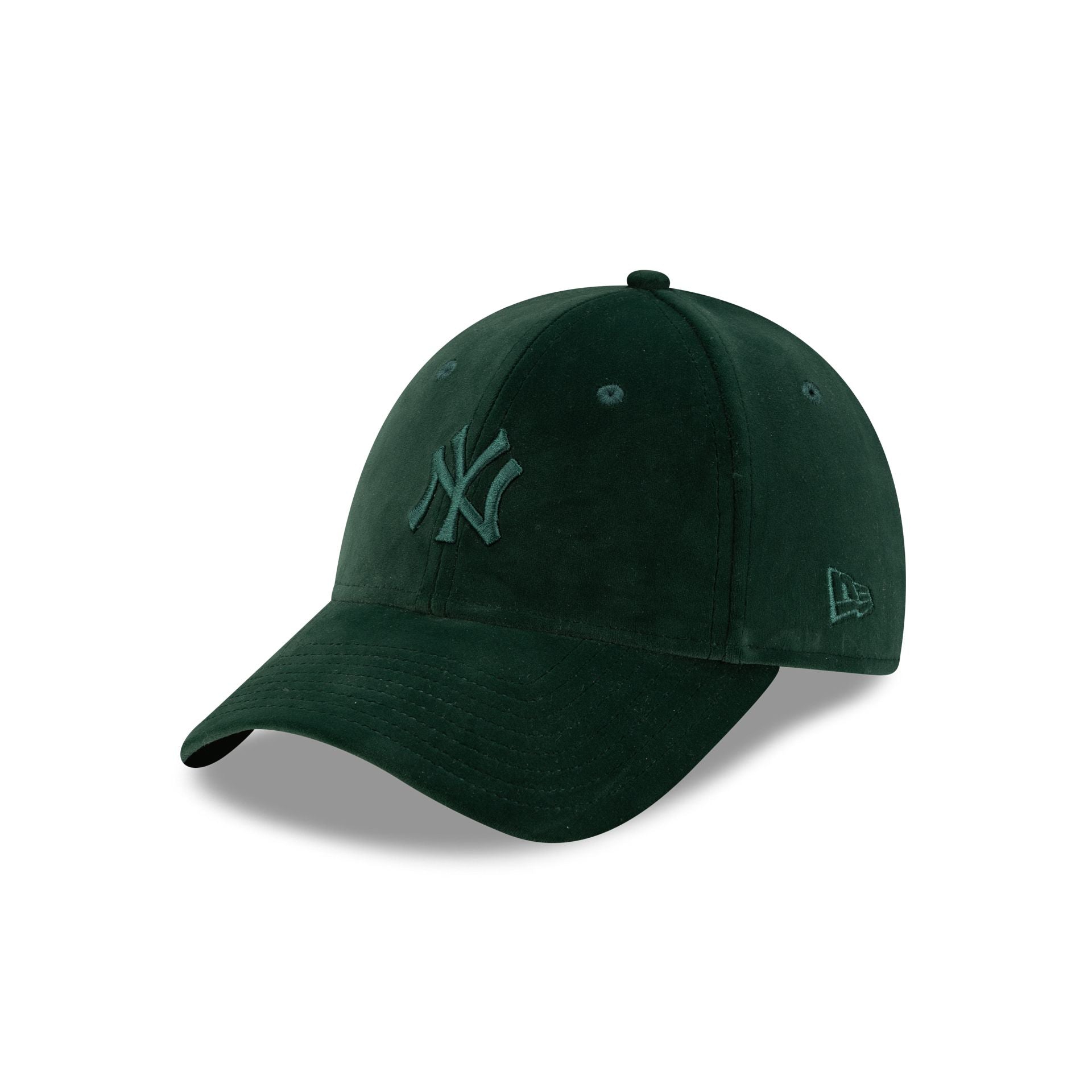New York Yankees Dark Green Velour Women's 9FORTY Adjustable Hat