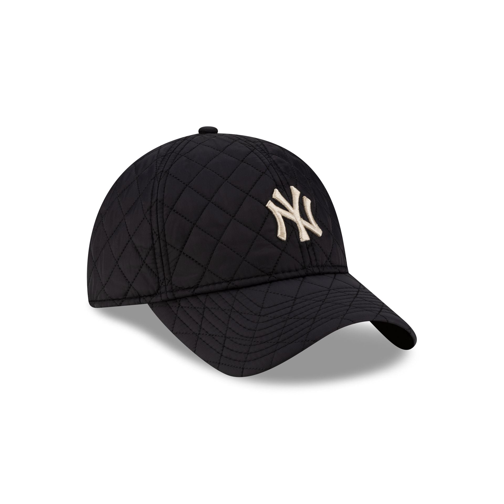 New York Yankees Quilted Satin Black 9TWENTY Adjustable Hat