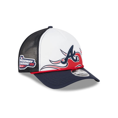 Atlanta Braves Speedway Classic Fan Pack 9FORTY M-Crown A-Frame Trucker
