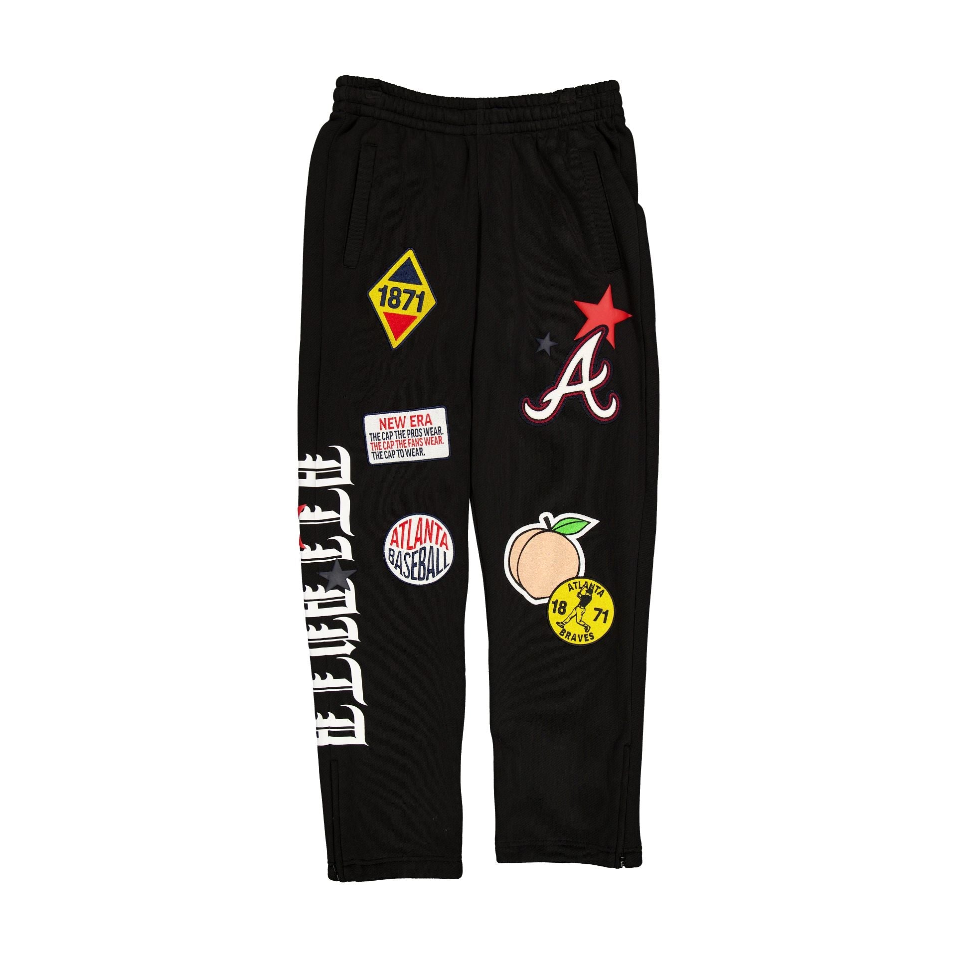 Atlanta Braves Uptown Threads Black Sweatpants
