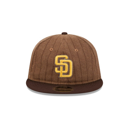 San Diego Padres Three Looms Wool Pinstripe Retro Crown 9FIFTY Adjustable Hat