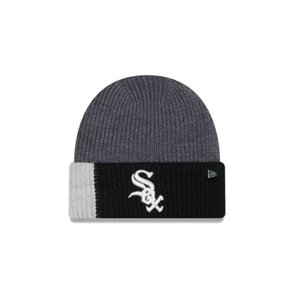 Chicago White Sox Merino Wool Color Block Cuff Knit Hat