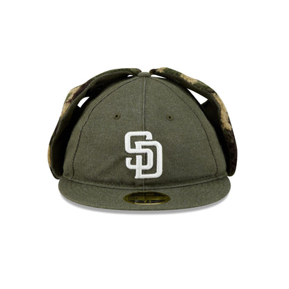 San Diego Padres Three Looms Cotton Twill Camo Retro Crown Dog Ear 59FIFTY Fitted Hat
