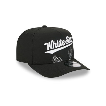 Chicago White Sox Skeletal Script 9FIFTY A-Frame Snapback Hat