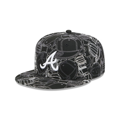 Atlanta Braves Cap Scramble 59FIFTY Fitted Hat