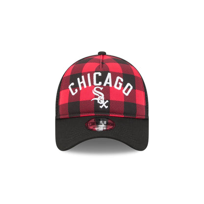 Chicago White Sox Evergreen Check 9FORTY A-Frame Trucker Hat