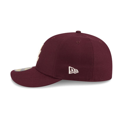 Atlanta Braves Maroon Pre-Curve 59FIFTY Fitted Hat
