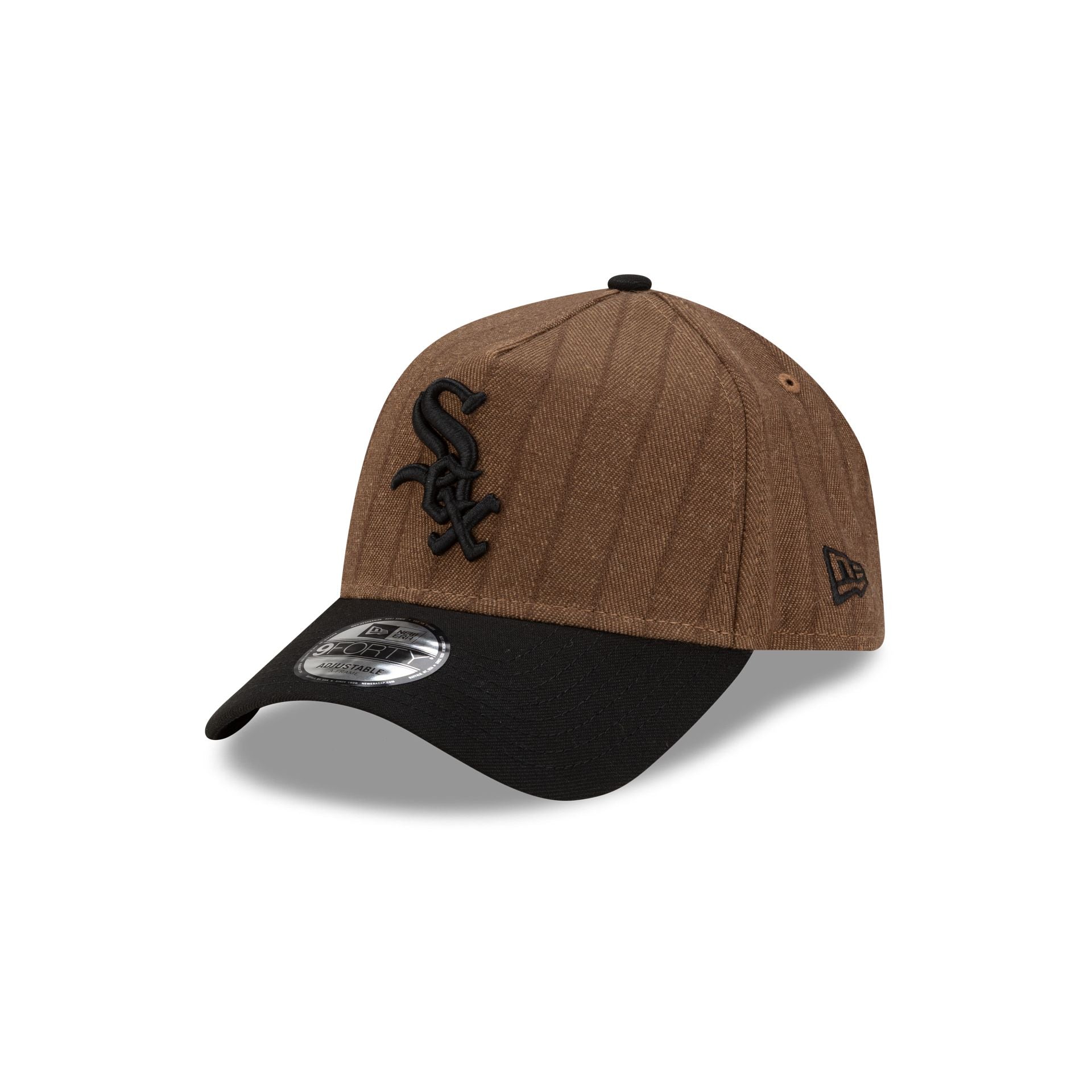 Chicago White Sox Three Looms Wool Pinstripe 9FORTY A-Frame Snapback Hat