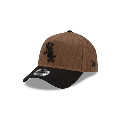Chicago White Sox Three Looms Wool Pinstripe 9FORTY A-Frame Snapback Hat