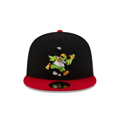 Pittsburgh Pirates Mascot Black 59FIFTY Fitted Hat