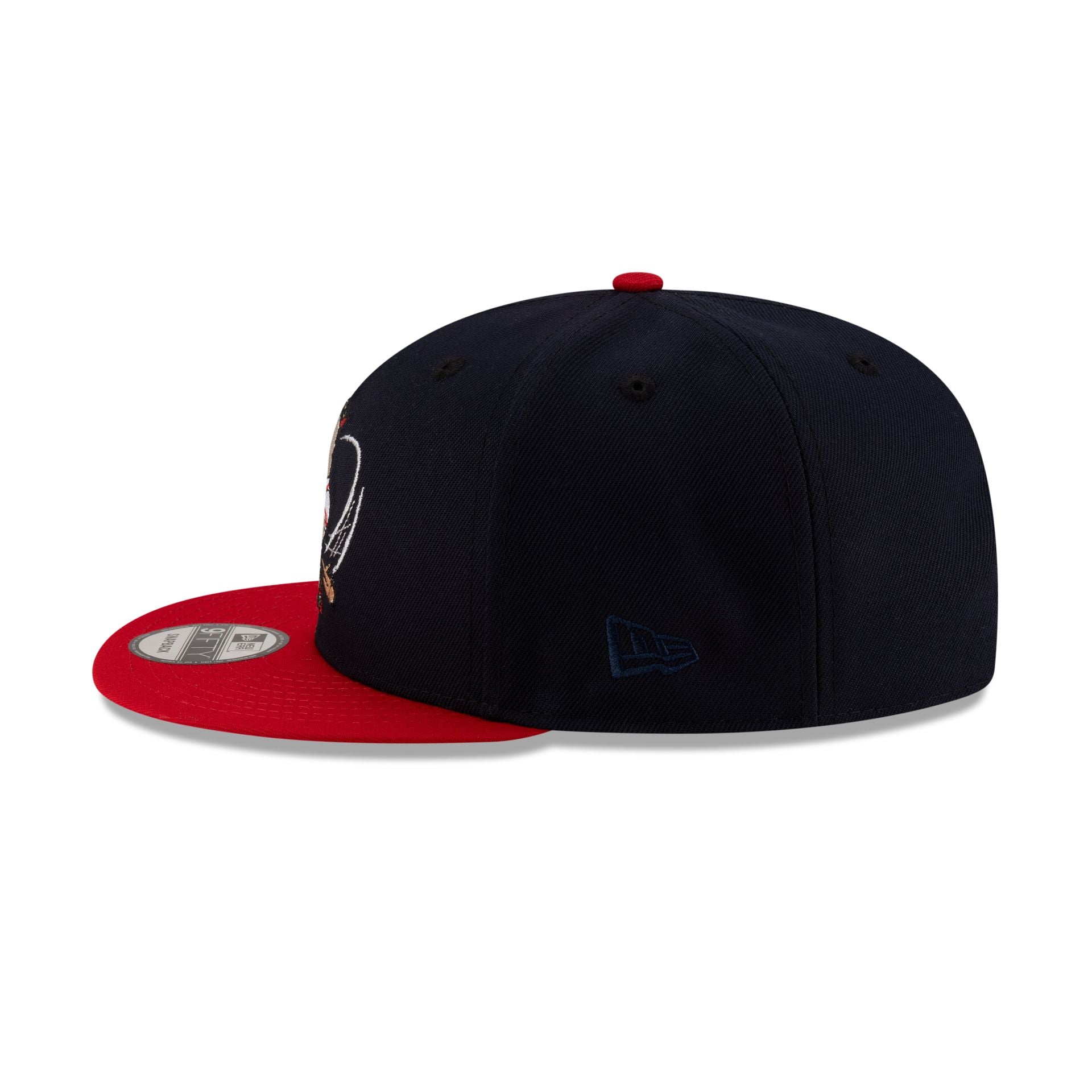Atlanta Braves Mascot Navy 9FIFTY Snapback Hat
