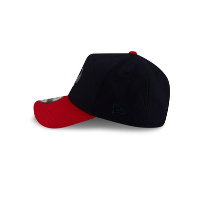 Atlanta Braves Mascot Navy 9FORTY A-Frame Snapback Hat