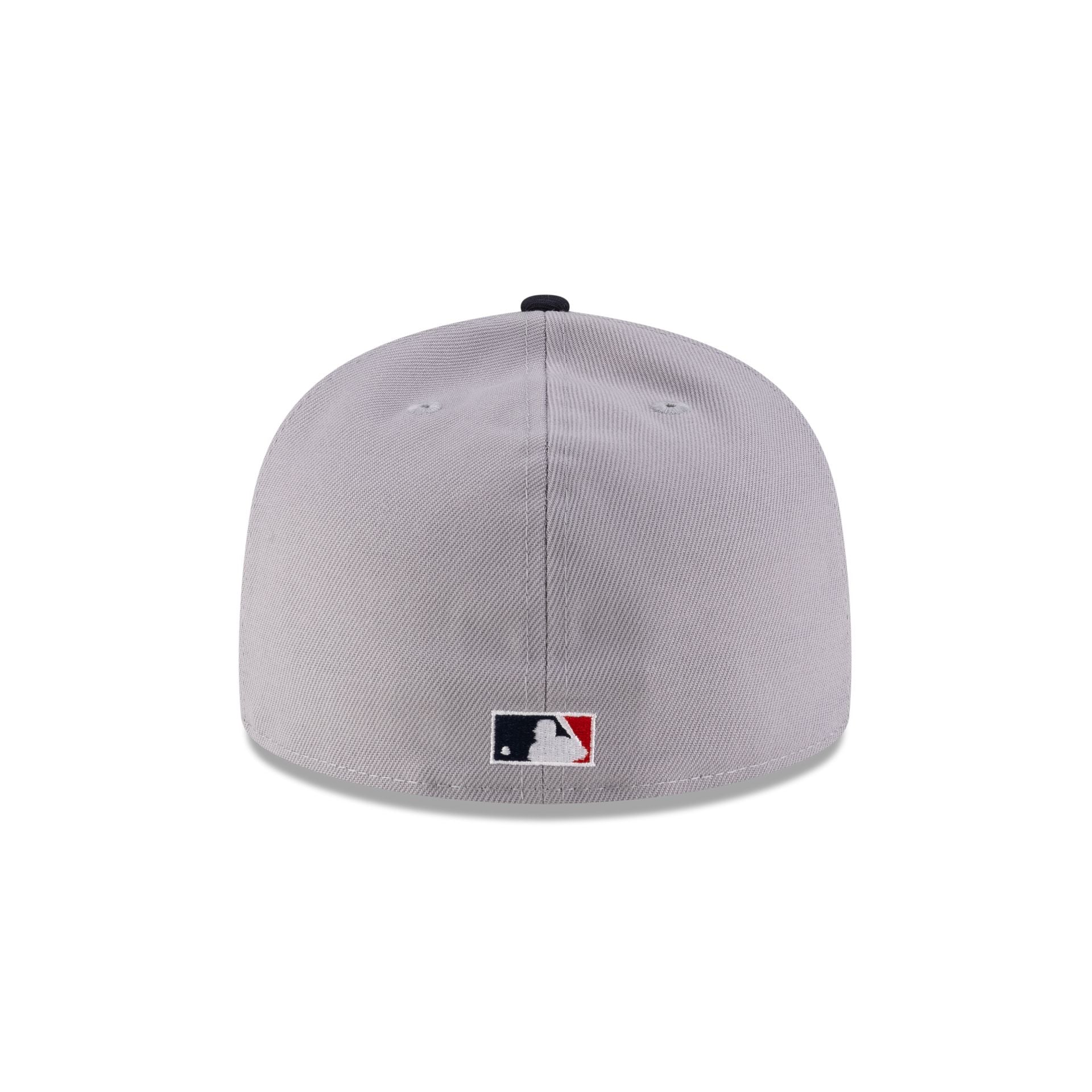 Just Caps League Sidepatch Gray Atlanta Braves 59FIFTY A-Frame Fitted Hat