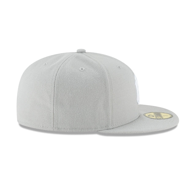 New York Yankees Gray Basic 59FIFTY Fitted Hat